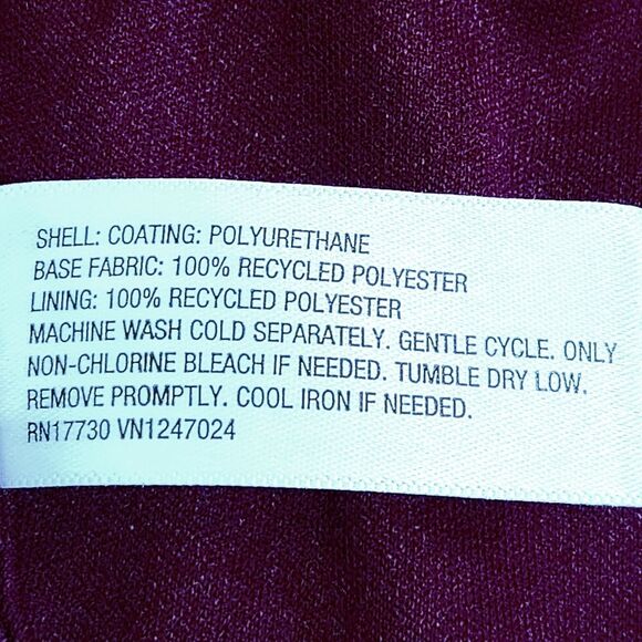 Future Collective Faux Leather Cropped Bustier Top Burgundy Wine Women's Medium - Picture 9 of 12